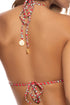 Luli Fama Mariposita Caribeña Crystallized Wavey Triangle Top