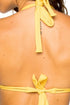 Luli Fama Orillas Del Mar Ribbed Double Strap Sliding Halter Bikini Top