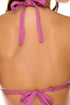 Luli Fama Orillas Del Mar Ribbed Double Strap Sliding Halter Bikini Top