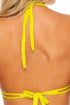 Luli Fama Orillas Del Mar Ribbed Double Strap Sliding Halter Bikini Top