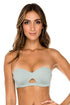 Luli Fama Orillas Del Mar Underwire Bandeau Top