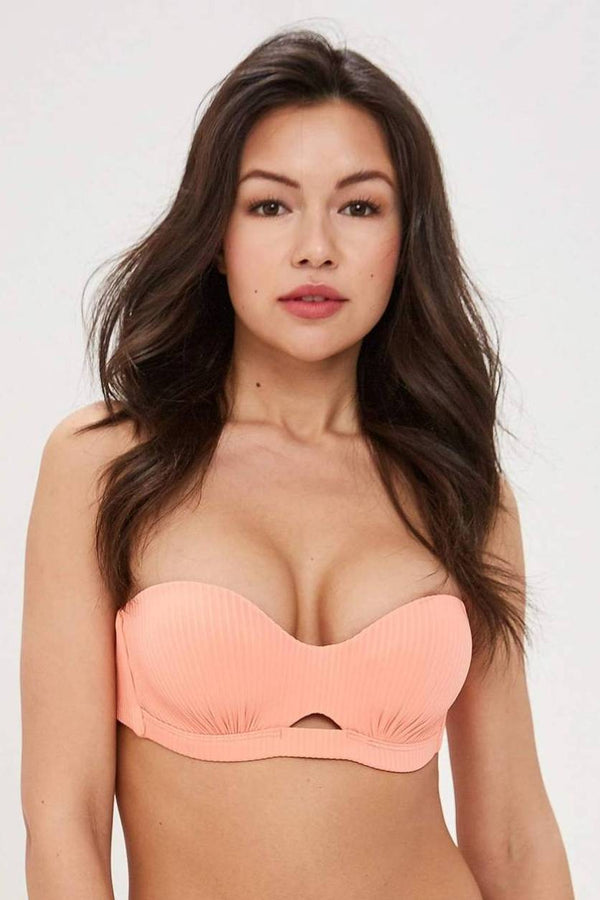 Luli Fama Orillas Del Mar Underwire Bandeau Top