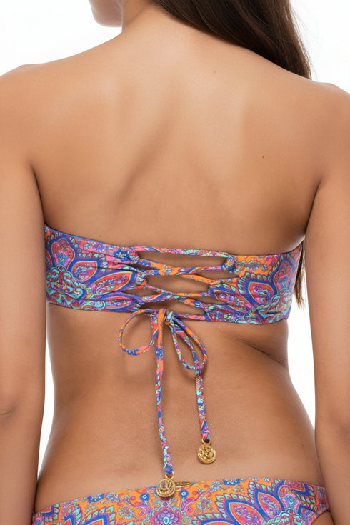 Luli Fama Candela Stitched Underwire Bandeau Top