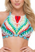 Luli Fama Wild Heart Born Free Engineered Reversible Hight Neck Top