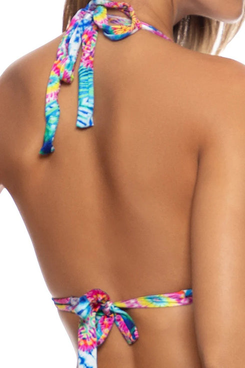 Luli Fama Beautiful Mess D/Dd Cup Triangle Halter Top
