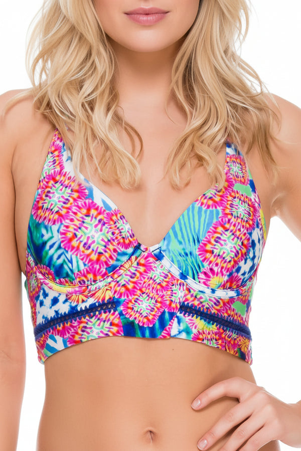Luli Fama Beautiful Mess Stitched Bustier