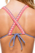 Luli Fama Atrevida Crochet Triangle Top
