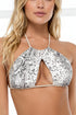 Luli Fama Bombo Isabel Peek-A-Boo High Neck Top