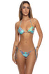 Luli Fama Cayo Hueso So Close Crystal Seamless Ruched Brazilian Tie Side Bottom