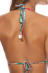 Luli Fama Cayo Hueso So Close Crystal Seamless Triangle Top
