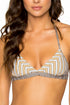 Luli Fama Torre De Oro REVERSIBLE HALTER TOP
