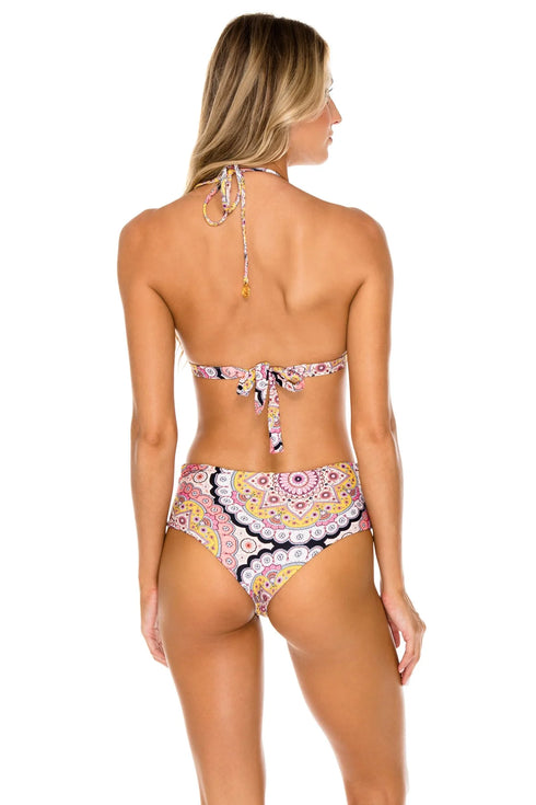 Luli Fama Alhambra Laced Up High Rise Cheeky Bottom