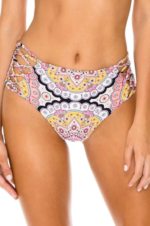 Luli Fama Alhambra Laced Up High Rise Cheeky Bottom