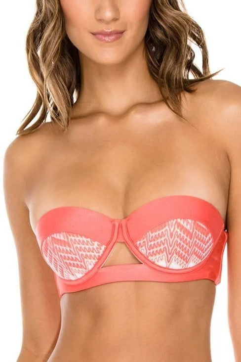 Luli Fama Amor Y Miel Cut Out Underwire Top