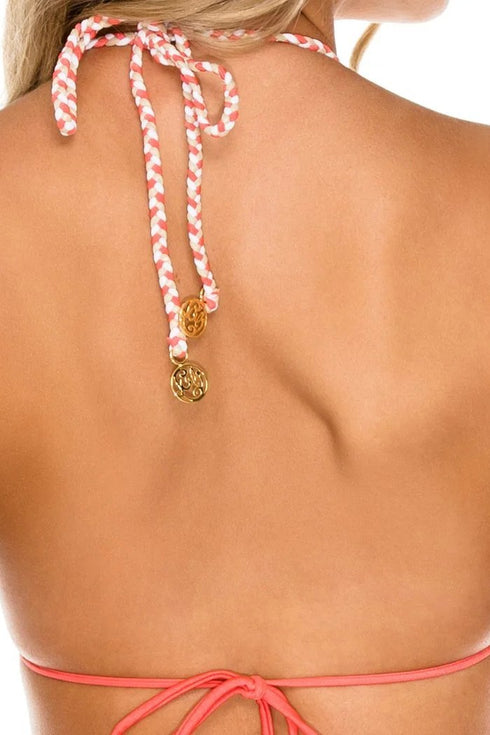 Luli Fama Amor Y Miel Braided Seamless Triangle Top