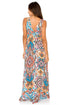 Luli Fama Maestranza Crystallized V Neck Long Dress