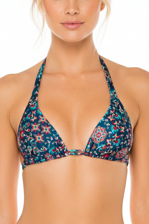 Luli Fama Cordoba Triangle Halter Top