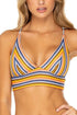 Luli Fama Plaza España Halter Cross Back Bustier Top