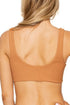 Luli Fama Jagged Bombshell Lace Up Bralette