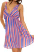 Luli Fama Playtime V NECK SHORT DRESS
