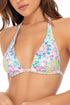 Luli Fama Caribbean Kisses Triangle Halter Top