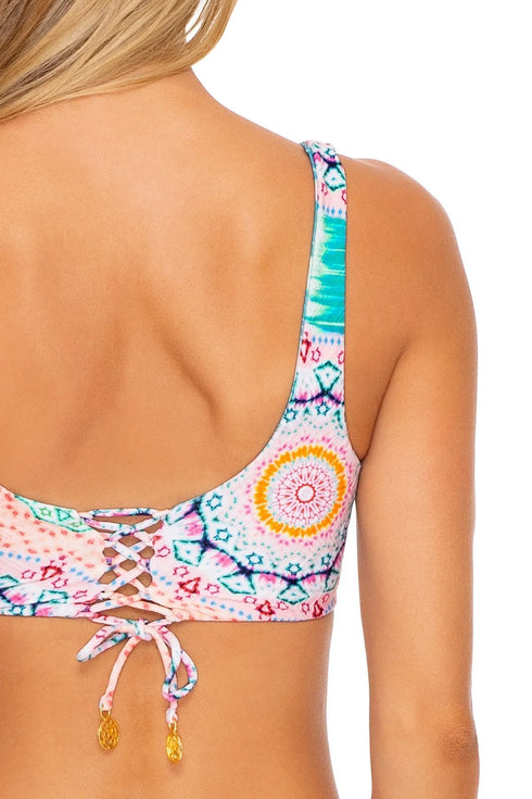 Luli Fama Caribbean Kisses Tank Bralette Top