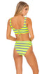 Luli Fama Time To Fiesta NEON YELLOW HIGH WAIST BANDED BOTTOM