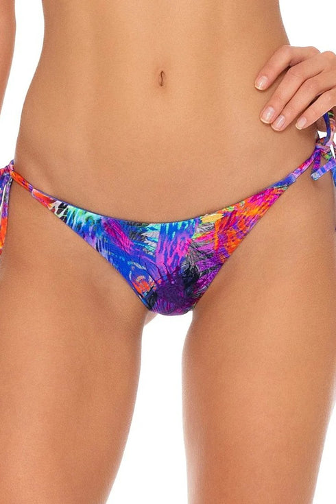 Luli Fama Isla Holbox REVERSIBLE RUCHED BRAZILIAN TIE SIDE BOTTOM