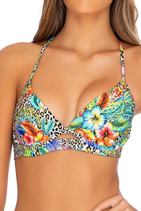 Luli Fama Luli's Jungle PEEK-A-BOO UNDERWIRE TOP