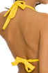 Luli Fama Playa Vibes TRIANGLE HALTER TOP