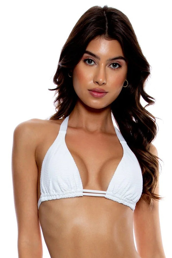 Luli Fama Hot Tropics Triangle Halter Top