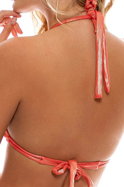 Luli Fama Babes Just Want Sun Triangle Halter Top