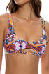 Luli Fama Maracuya Kisses Scoop Neck Cut Out Top
