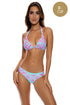 Luli Fama Shock Waves Triangle Halter Top