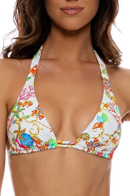 Luli Fama Il Mare Triangle Halter Top