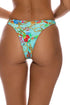 Luli Fama Il Mare Reversible High Leg Peek A Boo Ring Bottom
