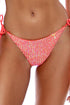 Luli Fama Chasing Stars Sequins Ruched Back Brazilian Tie Side Bottom