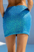 Luli Fama Chasing Stars Sequins Mini Skirt