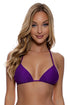 Luli Fama Purple Ocean Seamless Triangle Top