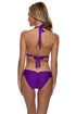 Luli Fama Purple Ocean Seamless Full Ruched Back Bottom