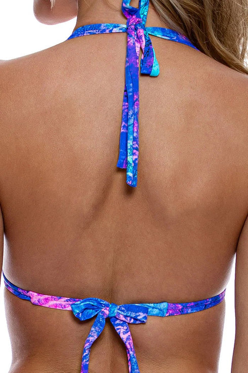 Luli Fama Luli Reef Triangle Halter Top