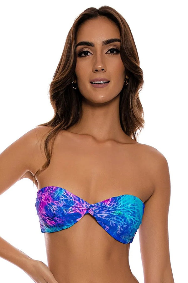 Luli Fama Luli Reef Strap Bandeau Top