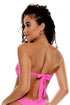 Luli Fama Luli Adore Wavy Luxe Stitch Free Form Bandeau Top