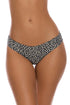 Luli Fama Luli Cheetah SEAMLESS FULL RUCHED BACK BOTTOM