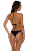 Luli Fama Luli Cheetah Seamless Ruched Back Brazilian Tie Side Bottom