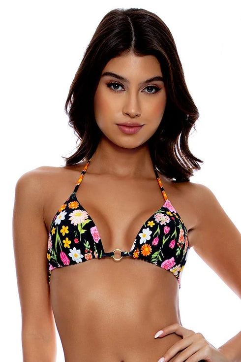 Luli Fama Luli'S Secret Garden Looped Triangle Top