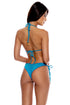 Luli Fama Olas Seamless Ruched Back Brazilian Tie Side Bottom