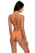 Luli Fama Olas Seamless Ruched Back Brazilian Tie Side Bottom