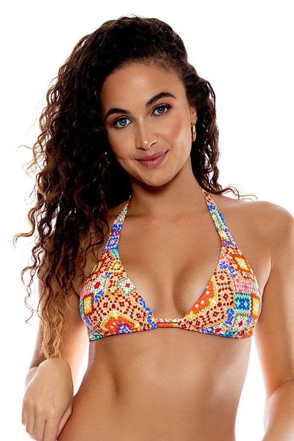 Luli Fama Retro Luli Triangle Halter Top