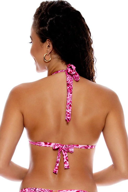 Luli Fama Wild Thing Triangle Halter Top